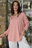  Perfect Breton V Long Sleeve Top Watermelon /19